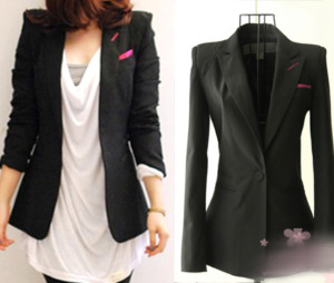 Collection Womens Black Blazer Jacket Pictures - Reikian
