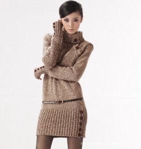 2014-Winter-Women-s-Long-Stretch-Design-Turtleneck-Sweater-Dress-Warm-Thicken-Pullover-Crochet-Jumper-Knitted