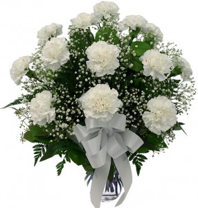 dozen-white-carnations