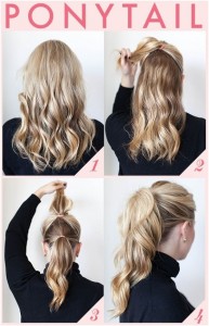 Easy-and-Quick-Ponytail-Hairstyles-for-Work