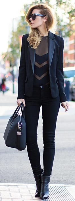 Wear all-black - how to make your monochrome outfit more interesting -  