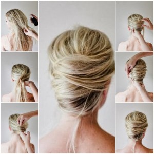 Messy-French-twist-updo