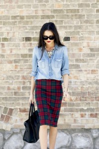 denim-top-and-pencil-skirt