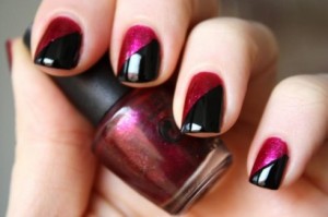 Two-color-nail-polish-design