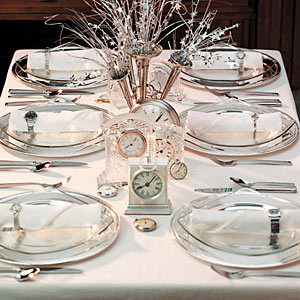 Celebrate New Year's Eve in style - Beautiful and festive table decorations